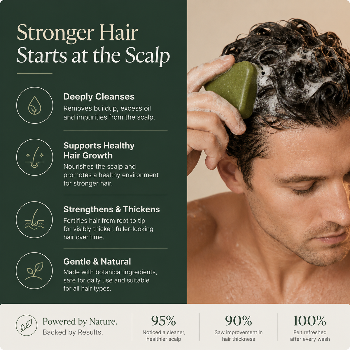 MORI Scalp Cleansing Shampoo Bar
