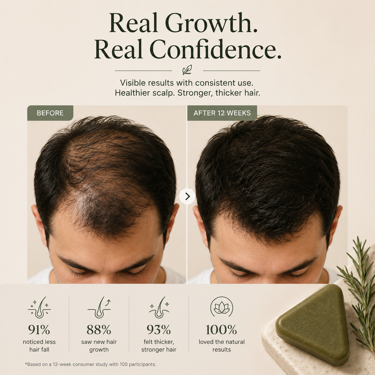 MORI Scalp Cleansing Shampoo Bar