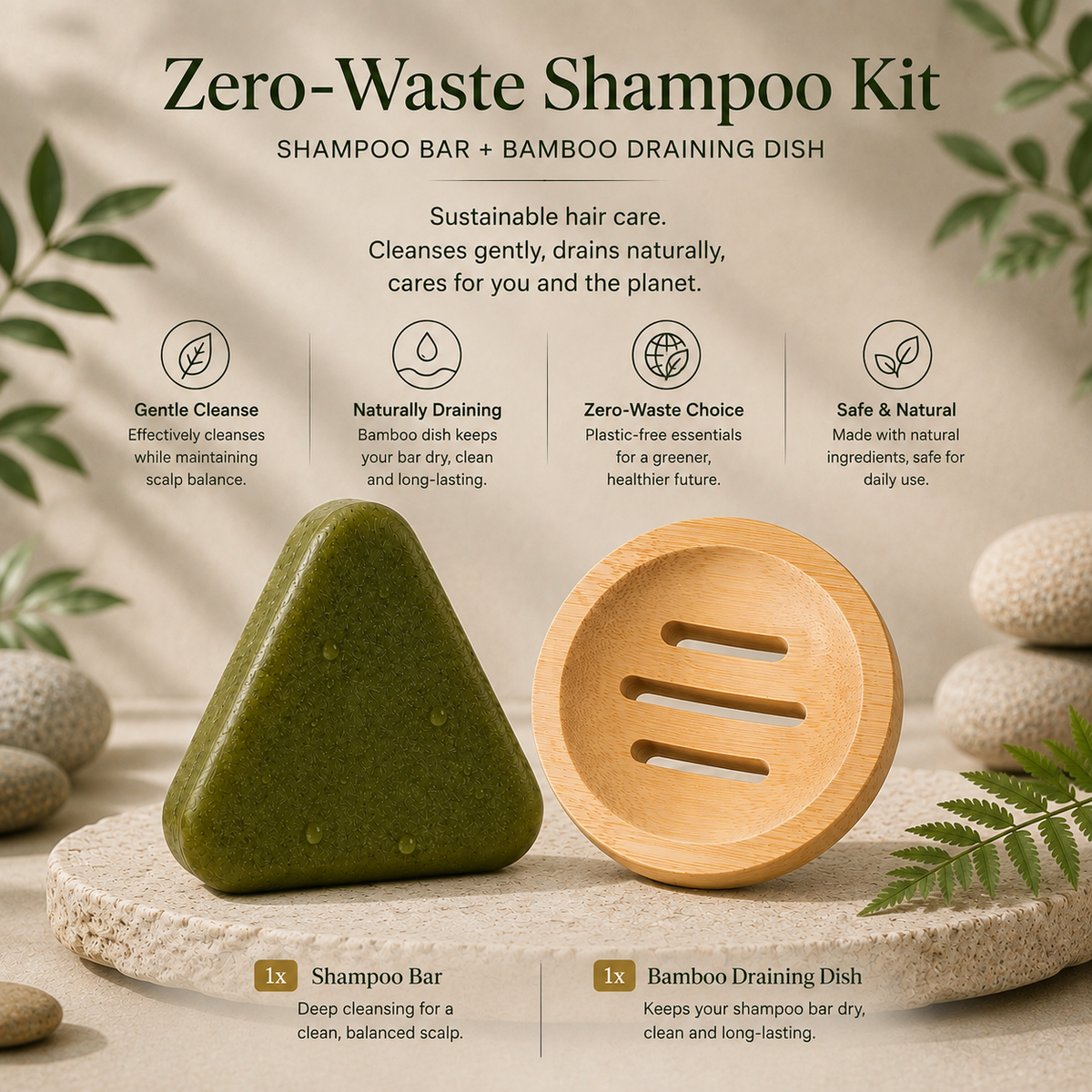 Zero-Waste Shampoo Kit
